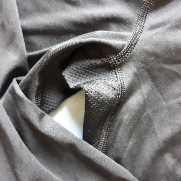 Boys Nike Pro Dri Fit Black Mesh Panel Tee - Picture 6 of 11